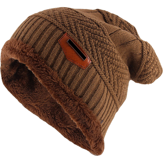 Fashion Colorful Knitted Hats Thick Warm Soft Cotton Knitted Bonnet Beanie